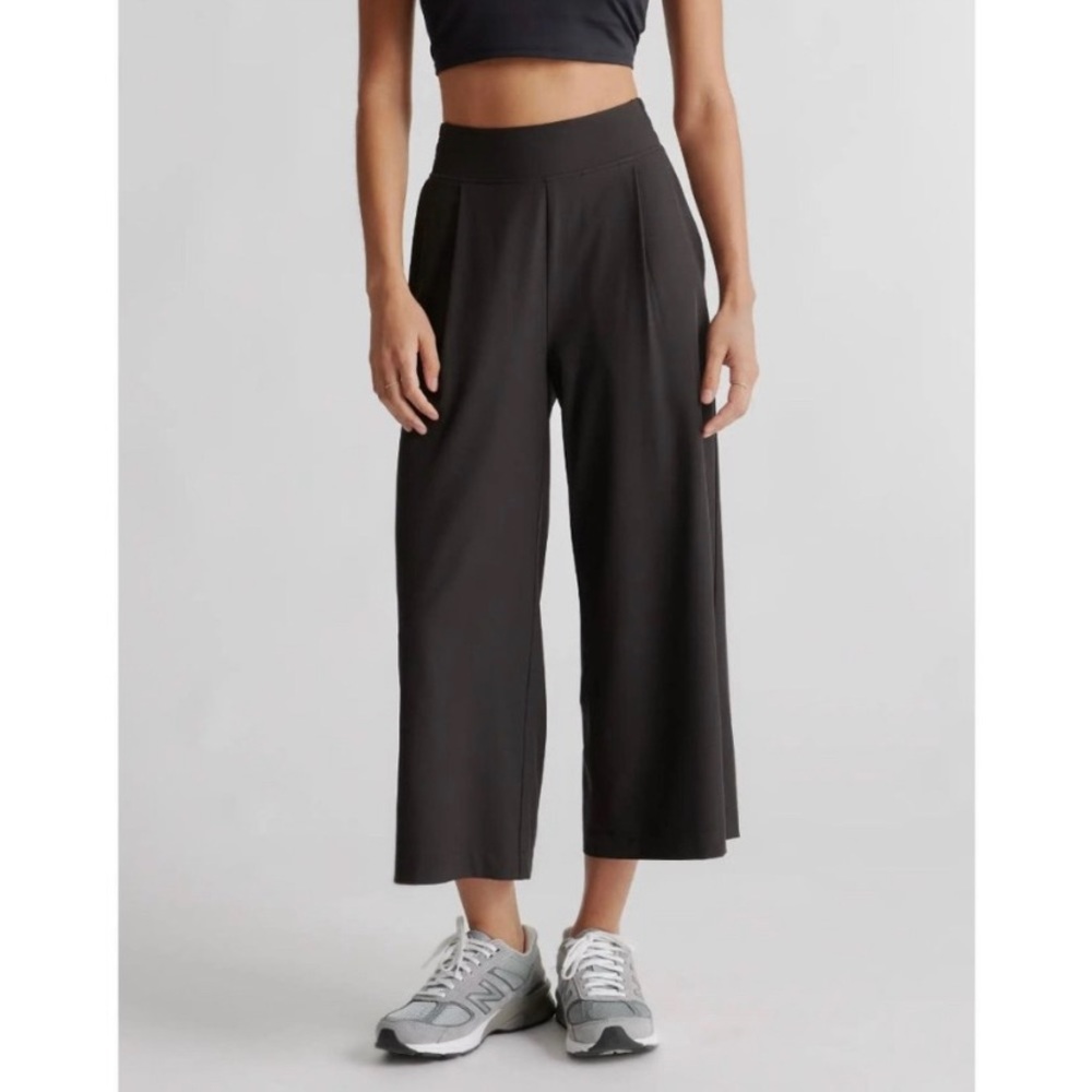 Quince Black Wide Leg Pants
